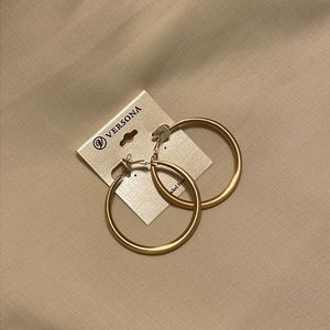 Large Gold Hoop Earrings